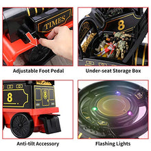 Load image into Gallery viewer, TEMI Ride On Toy Powered Train with Track Early Educational Electric Vehicle Kids Riding Car w/ Lights &amp; Sounds Storage Seat Gift for Children Baby Toddlers Boys &amp; Girls Age 2-6
