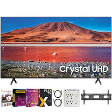 Load image into Gallery viewer, SAMSUNG UN50TU7000 50" 4K Ultra HD Smart LED TV (2020 Model) Bundle with Premiere Movies Streaming 2020 + 30-70 Inch TV Wall Mount + 6-Outlet Surge Adapter + 2X 6FT 4K HDMI 2.0 Cable
