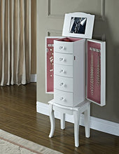Load image into Gallery viewer, Powell Furniture Jewelry Armoire, White
