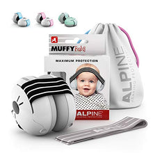 Load image into Gallery viewer, Alpine Muffy Baby Ear Protection for Newborn and Babies up to 36 Months – Noise Reduction Earmuffs for Toddlers &amp; Children – Comfortable Infant Ear Muffs Prevent Hearing Damage &amp; Improve Sleep, Black
