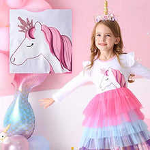 Load image into Gallery viewer, VIKITA Toddler Girl Purple Tutu Winter Long Sleeve Tutu Party Dresses for Girls(LH4590, 4T)
