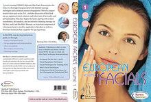 Load image into Gallery viewer, European Facials Volume 1 DVD - Great Video for Medical &amp; Master Esthetician. Learn About Esthetician Supplies, Equipment (Table / Bed Setup, Steamer, Magnifying Lamp), Skin Analysis. Learn Skin Care Cleansing Treatments &amp; Facial Massage. (1 Hr. 34 Mins.)
