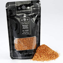 Load image into Gallery viewer, The Spice Lab No. 238 - Smoked Ghost Pepper Salt - Gluten-Free Non-GMO All Natural Premium Gourmet Salt - 4 oz Resealable Bag

