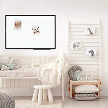 Load image into Gallery viewer, JILoffice Magnetic Whiteboard/White Board, Dry Erase Board 36 x 24 Inch, Black Aluminum Frame Wall Mounted Board for Office Home and School
