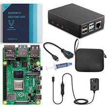 Load image into Gallery viewer, Vilros Raspberry Pi 4 4GB Basic Starter Kit with Heavy-Duty Self-Cooling Aluminum Alloy Case

