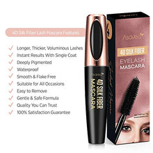 Load image into Gallery viewer, Natural 4D Silk Fiber Lash Mascara, Lengthening and Thick, Long Lasting, Waterproof &amp; Smudge-Proof, All Day Exquisitely Lush, Full, Long, Thick, Smudge-Proof Eyelashes
