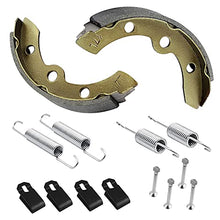 Load image into Gallery viewer, LEAPGOMAX Club Car Brake Shoes and Spring Kit for DS G&amp;E 1995-up (Automatic Adjust)&amp; Precedent 1018232-01 Golf Cart Replacement Brake Shoe Pads (2 Short &amp; 2 Long)
