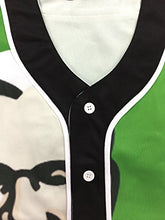 Load image into Gallery viewer, PIZOFF Short Sleeve Arc Bottom 3D Funny THC Print Baseball Jersey Shirt Y1724-14-XL Green
