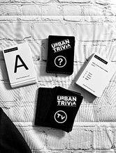 Load image into Gallery viewer, Urban Trivia Game - Black Trivia Card Game for The Culture! Fun Trivia on Black TV, Movies, Music, Sports, &amp; Growing Up Black! Great Trivia for Adult Game Nights and Family Gatherings.
