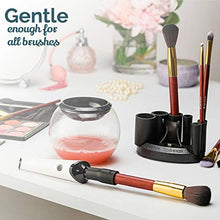 Load image into Gallery viewer, Luxe Makeup Brush Cleaner - 5oz Brush Cleaning Solution Included - USB Charging Station - 3 Adjustable Speeds - Instantly Wash and Dry Your Makeup Brushes
