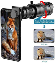 Load image into Gallery viewer, Apexel High Power 28x HD Phone Telephoto Lens with Remote Shutter Works with iPhone X/XR Samsung Pixel Android Any Smartphones
