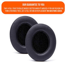 Load image into Gallery viewer, WC Wicked Cushions Replacement Ear Pads for Beats Studio 2 &amp; 3 (B0501, B0500) Wired &amp; Wireless | Does NOT Fit Beats Solo | Softer PU Leather, Enhanced Foam &amp; Stronger Adhesive | Black
