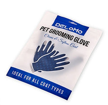 Load image into Gallery viewer, [Upgrade Version] Pet Grooming Glove - Gentle Deshedding Brush Glove - Efficient Pet Hair Remover Mitt - Enhanced Five Finger Design - Perfect for Dog &amp; Cat with Long &amp; Short Fur - 1 Pair (BLUE)
