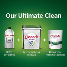 Load image into Gallery viewer, Cascade Platinum Dishwasher Pods, Actionpacs Dishwasher Detergent, Fresh Scent, 62 Count
