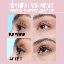 Load image into Gallery viewer, Maybelline New York Sky High Volumizing Waterproof Mascara, Brownish Black
