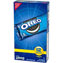 Load image into Gallery viewer, OREO Chocolate Sandwich Cookies, School Lunch Box Snacks, 12 Snack Packs

