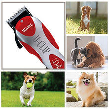 Load image into Gallery viewer, Wahl Professional Animal Deluxe U-Clip Pet, Dog, &amp; Cat Clipper &amp; Grooming Kit (#9484-300), Red and Chrome
