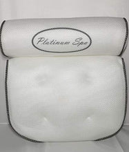 Load image into Gallery viewer, SpaSense Platinum Spa Bath Pillow Luxury Bathtub Suport for Neck and Shoulders 3D Air Mesh Breathable Spa Pillow Washable Head Rest for Bath Relax and Enjoy
