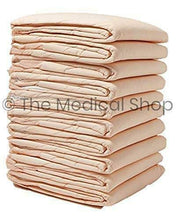 Load image into Gallery viewer, Incontinence Bed Pads Disposable Super Absorbent Chux Pads Absorbent Protection Bed Covers by Wave Medical Products with HexaFlex Technology Large 30” X 36”, 100g, 15g SAP 100 Count

