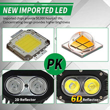 Load image into Gallery viewer, CO LIGHT LED Flood Lights Pods 2pcs 4inch 48W Flood Beam Fog Lights for Motorcycle ATV LED Work Light for Truck SUV UTV Boat Tractor Forklift 3 Years After-sale, 914Z-Flood-2pcs
