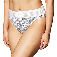 Load image into Gallery viewer, Warner's Women's No Pinching No Problems Dig-Free Comfort Waist with Lace Microfiber Hi-Cut 5109J, Evening Blue Star Print, Medium
