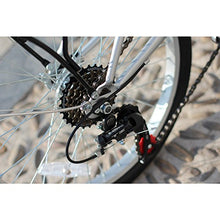 Load image into Gallery viewer, unYOUsual U Transformer 20" Folding City Bike Bicycle 6 Speed Shimano Gear Steel Frame Mudguard Rear Carrier Front Rear Wheel Reflectors Silver
