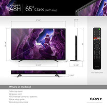 Load image into Gallery viewer, Sony A8H 65 Inch TV: BRAVIA OLED 4K Ultra HD Smart TV with HDR and Alexa Compatibility - 2020 Model
