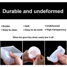 Load image into Gallery viewer, Silicone Resin Molds 5Pcs Resin Casting Molds Including Sphere, Cube, Pyramid, Square, Round with 1 Measuring Cup &amp; 5 Plastic Transfer Pipettes for Resin Epoxy, Candle Wax, Soap, Bowl Mat etc
