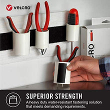 Load image into Gallery viewer, VELCRO Brand - Industrial Strength | Indoor &amp; Outdoor Use | Superior Holding Power on Smooth Surfaces | Size 4ft x 2in | Tape, Black - Pack of 1, (Model: 90593)
