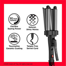 Load image into Gallery viewer, REVLON 3 Barrel JUMBO Hair Waver, Grey
