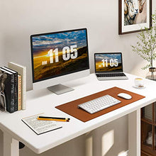 Load image into Gallery viewer, FLEXISPOT EC1 Essential Electric White Standing Desk Whole Piece 48 x 30 Inch Desktop Adjustable Height Desk Home Office Computer Workstation Sit Stand up Desk (White Frame + 48" White Top)
