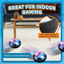 Load image into Gallery viewer, LLMoose Hover Ball for Boys &amp; Girls - 2 LED Light Soccer Balls with Foam Bumpers﻿

