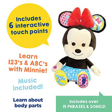 Load image into Gallery viewer, Disney Hooyay Learn &amp; Play Minnie Mouse Plush with Learning Programs to Teach Children About Letters, Numbers, and Body Parts for Ages 18 Months and Up
