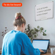 Load image into Gallery viewer, Small Dry Erase White Board 16" x 12" Magnetic Hanging White Board for Wall Portable Mini Whiteboard for Kids, Students &amp; Teachers
