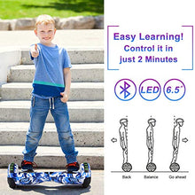 Load image into Gallery viewer, SISIGAD Hoverboard for Kids, Two Wheels Self-Balancing Hover Board with Bluetooth Speaker
