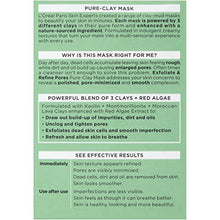 Load image into Gallery viewer, L'Oreal Paris Skincare Pure Clay Face Mask with Red Algae for Clogged Pores to Exfoliate And Refine Pores, Clay Mask, at home face mask, 1.7 oz.
