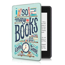 Load image into Gallery viewer, Tkkie Slimshell Case for Amazon All-new Kindle Paperwhite (10th Generation - 2018) - PU Leather Lightweight Cover with Auto Wake / Sleep for Amazon Kindle Paperwhite E-Reader,Books
