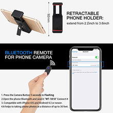 Load image into Gallery viewer, Phone Tripod Nagnahz 55inch Video Recording Tripod Stand with Bluetooth Remote 360 Panorama Pan Head Travel Portable Selfie Stick Extendable Tripod for Mobile Phones iPhone 11/Xs/X/8/Gopro/Camera
