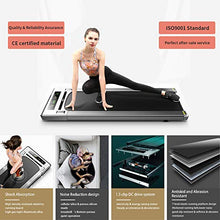 Load image into Gallery viewer, RHYTHM FUN Treadmill Under Desk Treadmill Potable Walking Pad Folding Treadmill with Wide Tread Belt Slim Mini Quiet Motorized Running Treadmill with Smart Remote and Workout App for Home and Office
