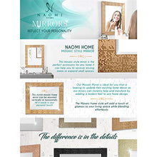 Load image into Gallery viewer, Mosaic Style Full Length Mirror Standing Hanging or Leaning Against Wall, Large Rectangle Free Standing Full Body Dressing Mirror, Wall-Mounted / Floor Mirror for Living Room - 31.5"W x 65.5"H, Silver
