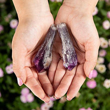 Load image into Gallery viewer, KALIFANO Cathedral Amethyst Point Bundle with Healing &amp; Calming Effects - High Energy Reiki Bulk Gemstones Elestial Used for Stability and Peace (Information Card Included)
