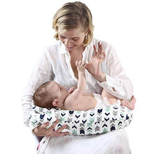 Load image into Gallery viewer, Borje New Design 45°Angle Newborn Breastfeeding Adjustable Pillow for Babies Nursing Baby Lounger (Arrows)
