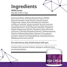 Load image into Gallery viewer, MRM MSM Cream with Vitamin A &amp; D - 4 Oz.
