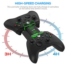 Load image into Gallery viewer, FYOUNG Dual Controller Charger Station Replacement for Xbox Series X/S, Charging Dock with 2 x 1400mAh Rechargeable Battery Pack and LED Indicator for Xbox Series X/S
