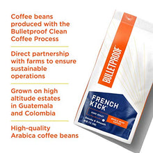 Load image into Gallery viewer, French Kick Whole Bean Coffee, Dark Roast, 12 Oz, Bulletproof Keto Friendly 100% Arabica Coffee, Certified Clean Coffee, Rainforest Alliance, Sourced from Guatemala, Colombia &amp; Brazil
