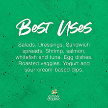 Load image into Gallery viewer, Simply Organic Dill Weed, Cut &amp; Sifted, Certified Organic | 0.81 oz | Anethum graveolens L.
