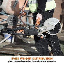 Load image into Gallery viewer, Evolution R230DCT - 9 in Concrete Saw (Aka Circular Saw, Angle Grinder, Chop Saw, Cut Off Saw, Demo Saw, Disc Cutter, Power Cutter) - 15A Motor, No Gas - 3-1/2 In Cut - Incl Diamond Masonry Blade

