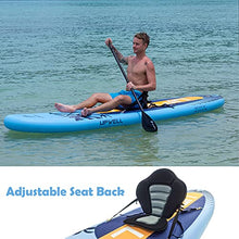 Load image into Gallery viewer, Inflatable Paddle Board Sup - Stand Up Seat Kayak Blow Up Kids 3 Piece Easy Eddy Modular Hard Shell Youth Adults Surf Blue
