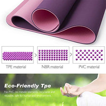 Load image into Gallery viewer, TOPLUS Yoga Mat - Upgraded Yoga Mat Eco Friendly Non-Slip Exercise &amp; Fitness Mat with Carrying Strap, Workout Mat for All Type of Yoga, Pilates(1/4 inch-1/8 inch)
