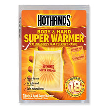 Load image into Gallery viewer, HotHands Body &amp; Hand Super Warmers - Long Lasting Safe Natural Odorless Air Activated Warmers - Up to 18 Hours of Heat - 40 Individual Warmers
